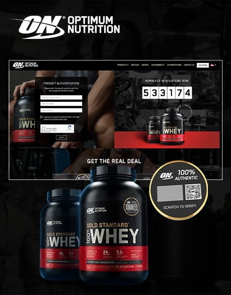 Optimum Nutrition Authentication Portal